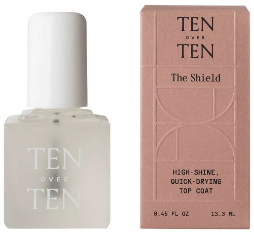 Ten Over Ten The Shield High Shine Quick Drying Top Coat 1Source
