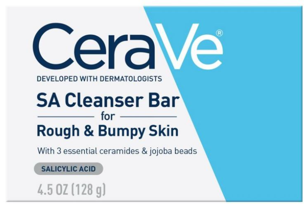 Cerave SA Cleanser Bar For Rough & Bumpy Skin 1Source