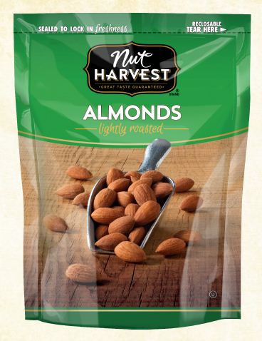 Nut Harvest Lightly Roasted Almonds - 1Source
