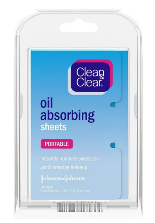 Clean & Clear Oil Absorbing Facial Sheets 1Source