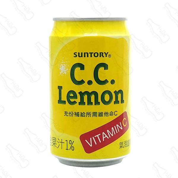 Suntory Vitamin C.C. Lemon Sparkling Fruit Drink 1Source