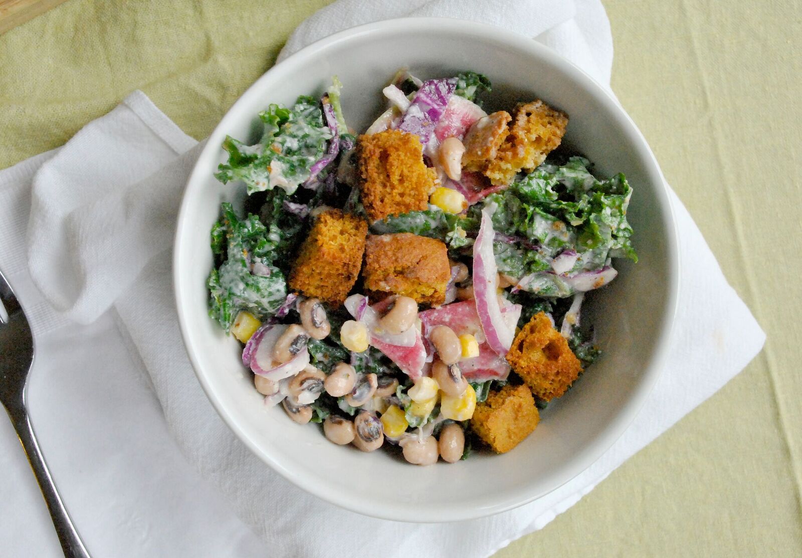 my life runs on food | southern style caesar salad