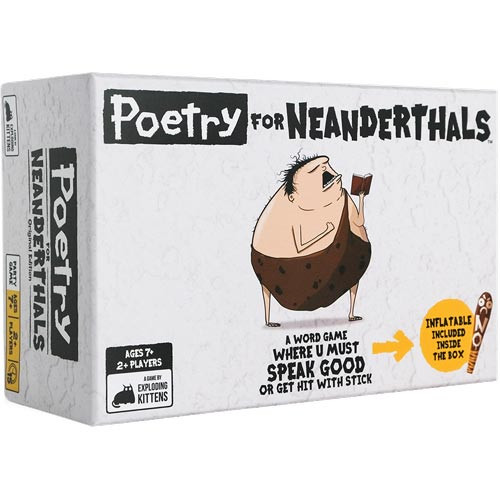 Poetry for Neanderthals game box