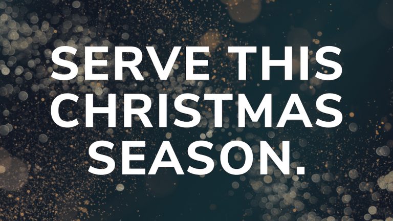 Serve at Christmas