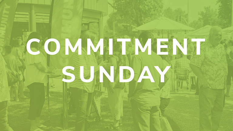 Commitment Sunday