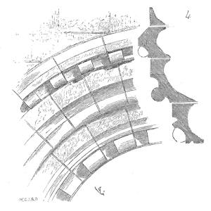 Sketch of Billettes cathedrale Rouen