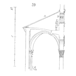 Sketch of Voute cathedrale Langres