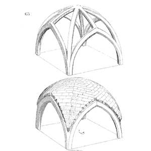 Sketch of Voutes anglo normandes gothiques