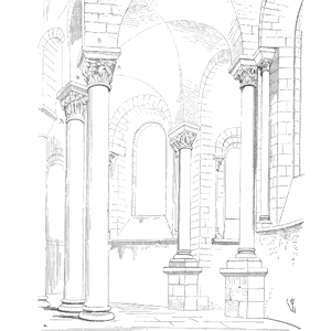 Drawing of Voutes collateraux