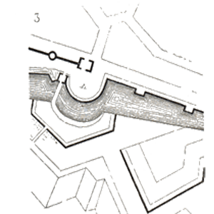 Sketch of Barbacane Francfort