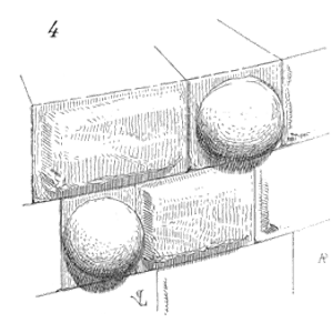 Sketch of Bossage demie sphere