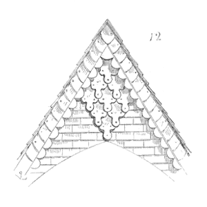 Drawing of Ardoises pignon Rouen