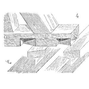 Sketch of Assemblage sabliere aronde