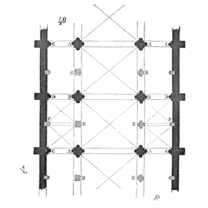 Sketch of Nef cathedrale Saint Die