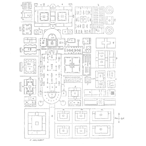 Sketch of Plan abbaye Saint Gall