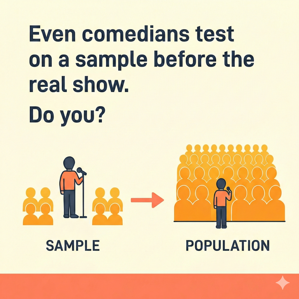 Sampling Methods Meme Even Stand-Up Comedians Understand Statistical Sampling - Accendo ...