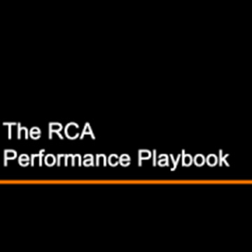 The RCA Performance Playbook article series logo