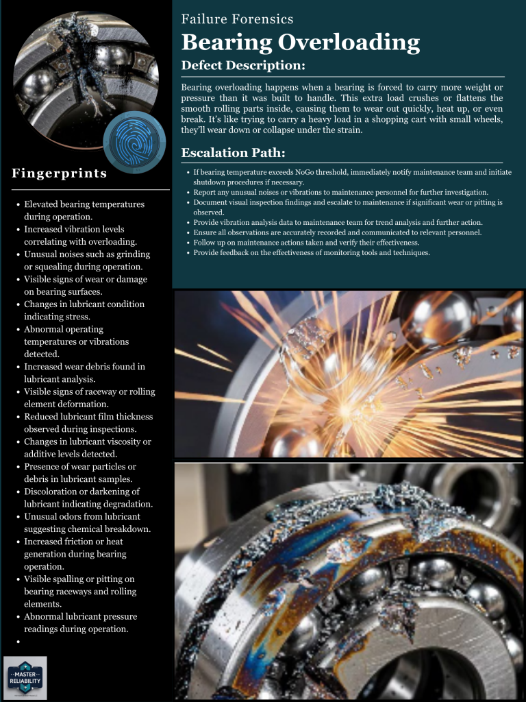 Fingerprints of Bearing Overload