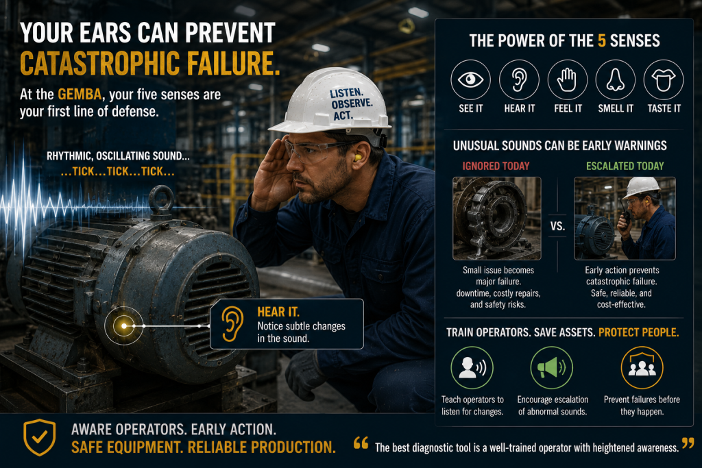 You Ears Can Prevent Catastrophic Failure Learn to Listen at the Gemba