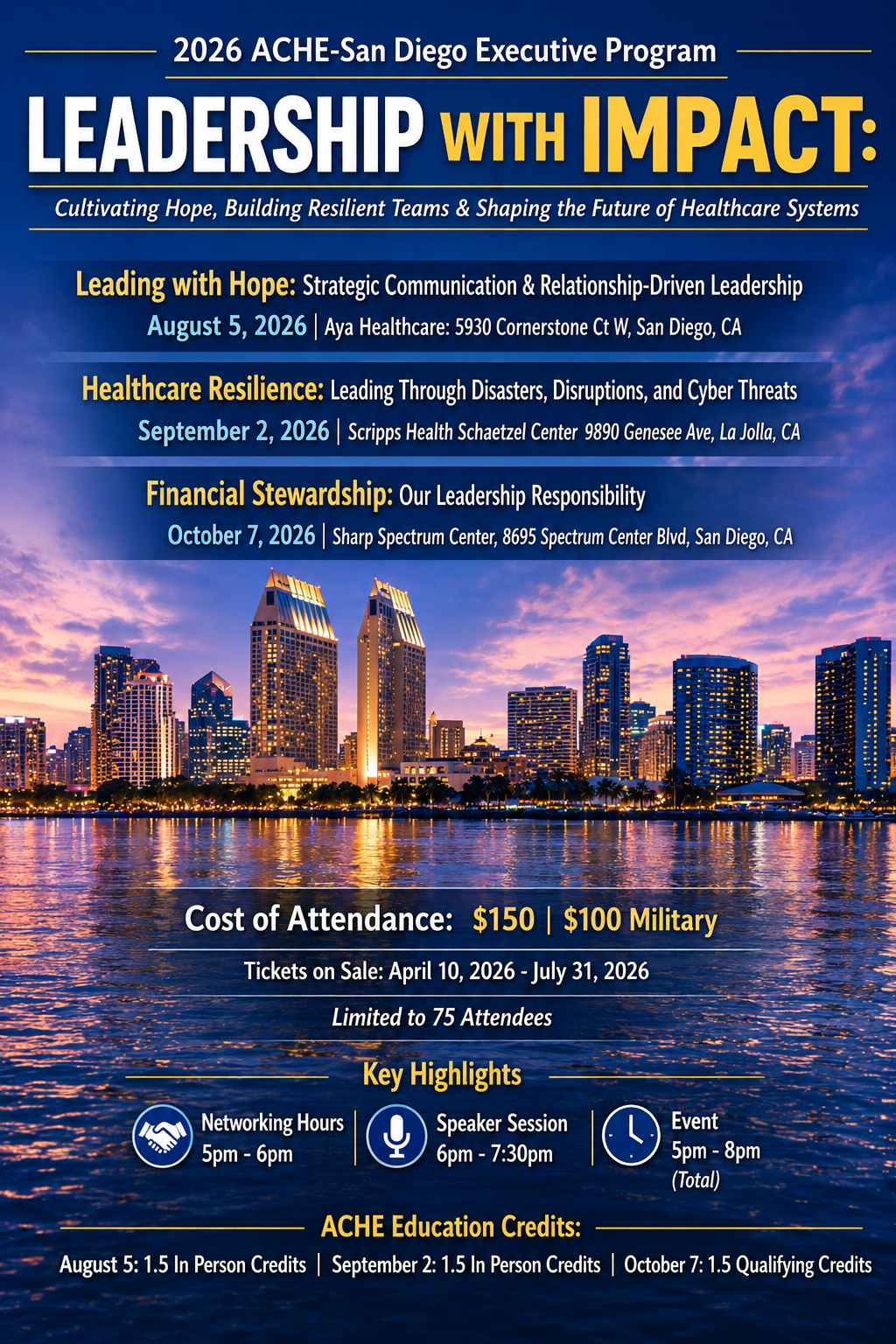 ACHE-San Diego Events: 2026 ACHE-San Diego Executive Program