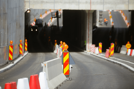 construction detour