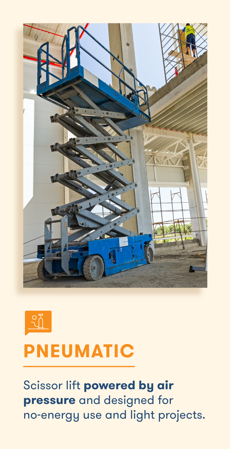 Pneumatic Scissor Lift