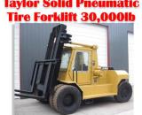 30,000lbs. Taylor Solid-Pneumatic-Tire Forklift 1