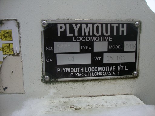 15 Ton Plymouth Underground Locomotive For Sale