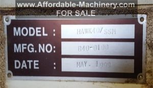 Used Hurco Hawk 40 CNC Mill For Sale