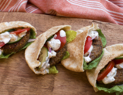 Faux-lafel Pita Pockets