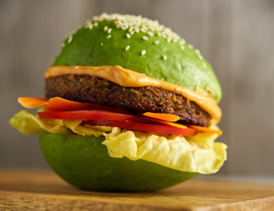 Avocado Bun Veggie Burger