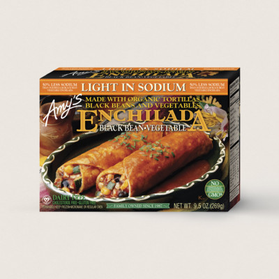Black Bean Vegetable Enchilada, Light in Sodium