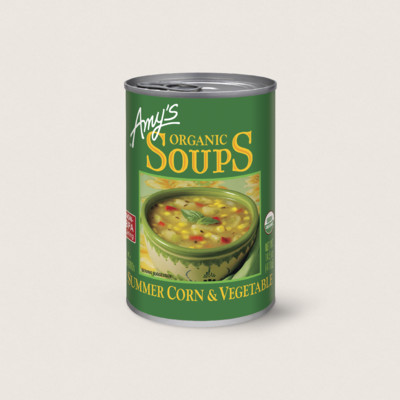 Organic Summer Corn & Vegetable Soup