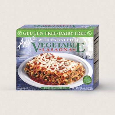 Vegetable Lasagna with Daiya Cheeze™, Gluten Free, Dairy Free
