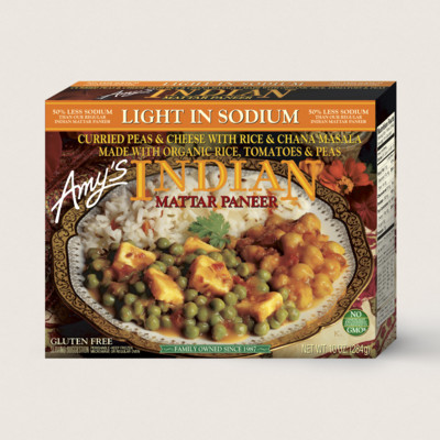 Indian Mattar Paneer, Light in Sodium