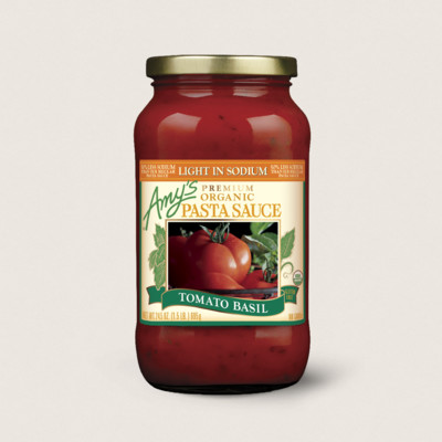 Organic Tomato Basil Pasta Sauce, Light in Sodium