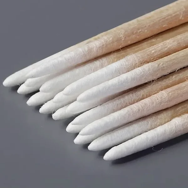 100Pcs Nails Wood Swab Clean Sticks Bud Tip Wooden Cotton Head Manicure Detail Corrector Nail Polish Remover Art Tool - Image 2