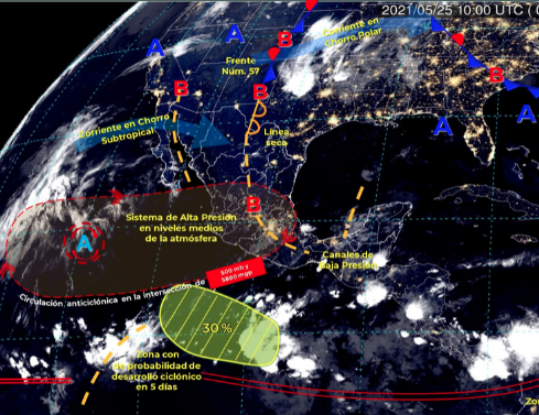Pronostico del clima para este domingo