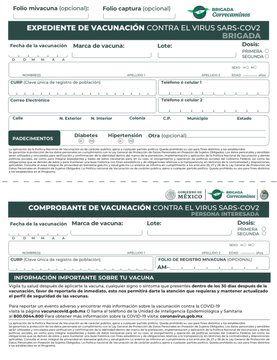 Vacunas #COVID19 Segunda Dosis