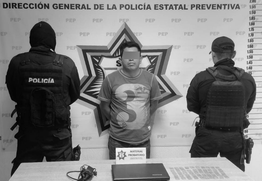 Captura SSP a presunto vendedor de droga y artículos robados