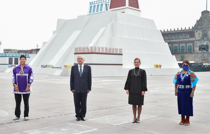 Presidente llama a erradicar racismo, clasismo y discriminación a 500 años de caída de la Gran Tenochtitlán.