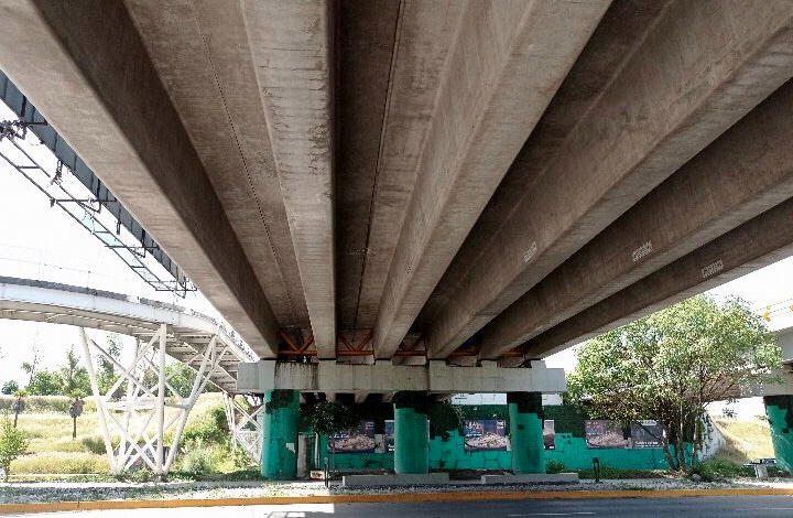 Puente vehicular en Las Torres y Atlixcáyotl no presenta daño estructural: Infraestructura