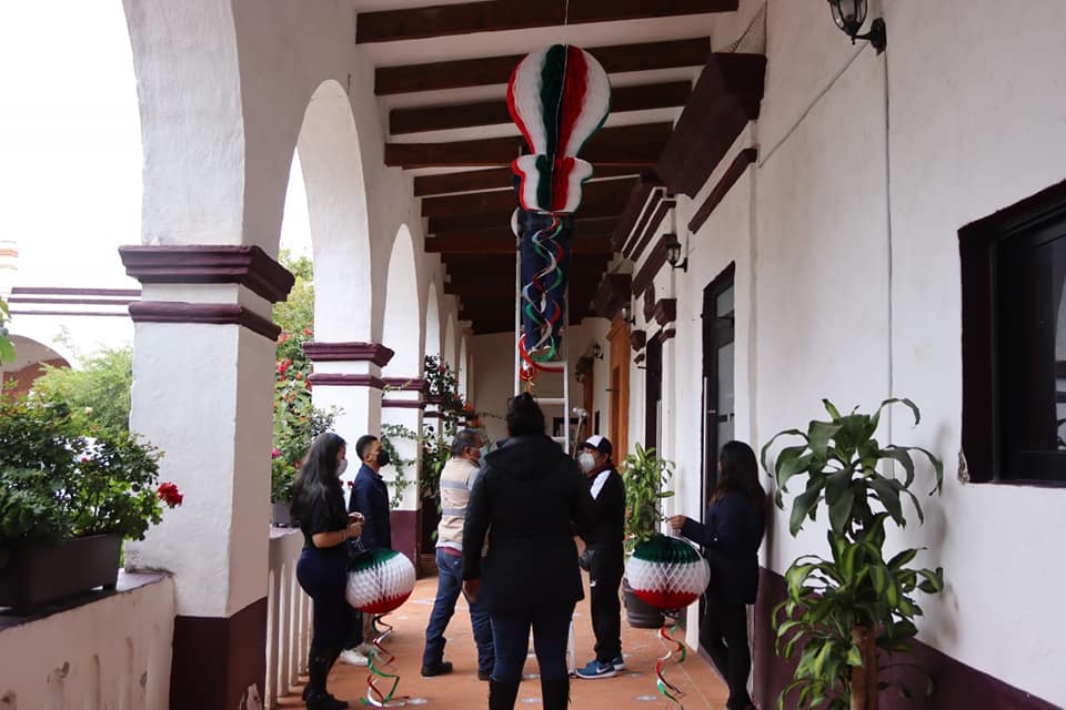 Ayuntamiento de Amozoc se prepara para las fiestas patrias.