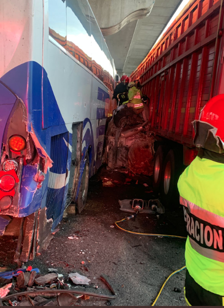 Accidente en la México-Puebla