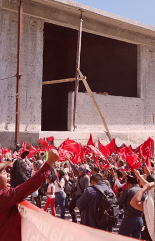 Busca Antorcha Campesina usurpar terrenos de kinder para chantajear a Mario de la Rosa.