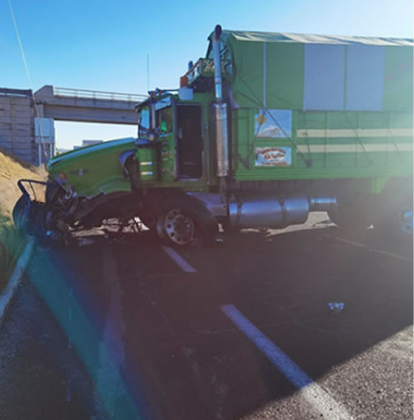 Choque en Amozoc-Perote