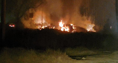 Habitantes de Libres vandalizan vehículo de la ST