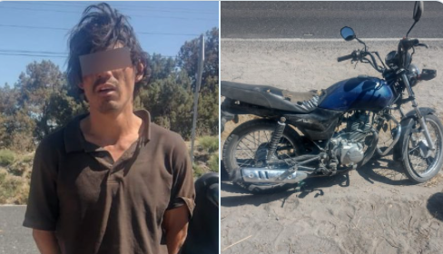 Detienen a hombre en Amozoc-Acajete.