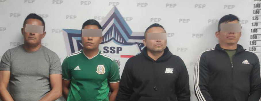 Detiene Seguridad Pública a 4 sujetos por portación de armas.