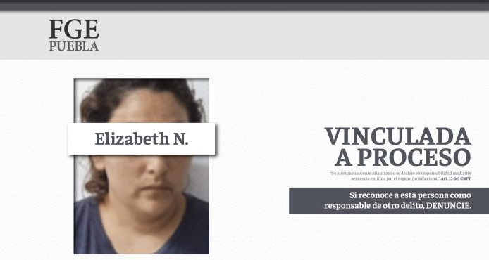 Por delitos en Amozoc, retienen a  "La Flaca" presunta secuestradora.